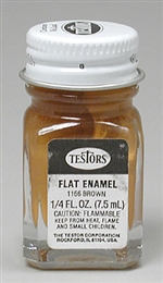 TESTORS ... BROWN-FLAT             1/4 oz.