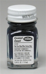 TESTORS ... BLUE SEA-FLAT          1/4 oz.