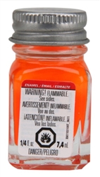 TESTORS ... ORANGE FLUORESCENT ENAMEL 1/4OZ