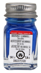 TESTORS ... BLUE FLUORESCENT ENAMEL 1/4OZ