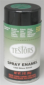 TESTORS ... GREEN-GLOSS            3.2 oz.