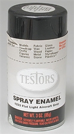 TESTORS ... FLAT LIGHT AIRCRAFT GRAY 3.2oz