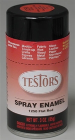 TESTORS ... RED-FLAT               3.2 oz.