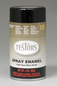 TESTORS ... FLAT OLIVE DRAB        3.2 oz.