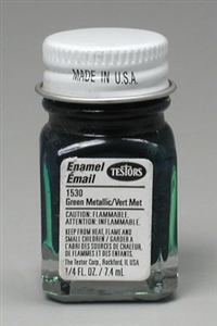 TESTORS ... GREEN METAL FLAKE      1/4 oz.