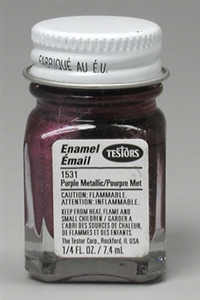 TESTORS ... PURPLE METAL FLAKE-GLOSS1/4 oz
