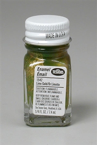TESTORS ... GOLD METAL FLAKE-GLOSS 1/4 oz.