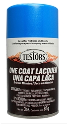 TESTORS ... LACQR SPRAY ICY BLUE 3OZ