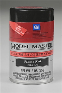 TESTORS ... FLAME RED  SPRY  3OZ