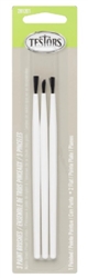 TESTORS ... 3 PIECE ECONOMY ASSORTED BRUSH SET