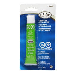 TESTORS ... CEMENT FOR METAL/WOOD MODELS 5/8oz CARDED