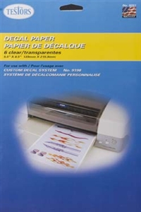 TESTORS ... DECAL PAPER CLEAR