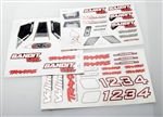 TRAXXAS 2413R... DECAL SHEETS BANDIT VXL
