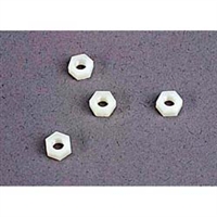 TRAXXAS 2447... NUTS, 4mm NYLON FRONT WHEEL