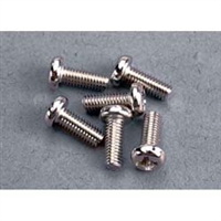 TRAXXAS ... 3x8mm ROUND HEAD MACH SCR (6)
