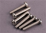TRAXXAS ... 3x15mm ROUND HEAD MACH SCR (6)