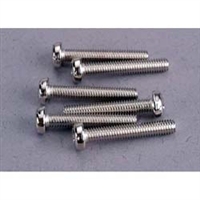 TRAXXAS ... 3x18mm ROUND HEAD MACH SCR (6)