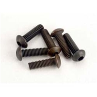 TRAXXAS ... 3x10mm BUTTON HEX SCREW (6)