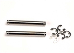 TRAXXAS ... CHROME SUSP PINS, 26mm: UNIV