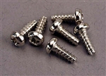 TRAXXAS ... SCREW 3X8MM (6)     ROUNDHEAD