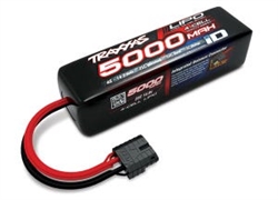 TRAXXAS ... LIPO BATTERY 5000MAH 14.8V 4-CELL 25C LONG
