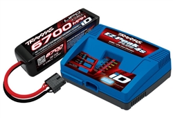 TRAXXAS ... CHARGER COMBO 4S LIPO  (#2981 iDr charger #2890X 4S 6700mah)