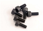 TRAXXAS ... 2.5X6mm BK PLT SCREWS N HWK