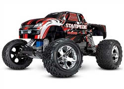 TRAXXAS D... STAMPEDE RED TRUCK RNR NO BATTERY OR CHARGER