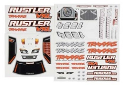 TRAXXAS ... DECAL SHEETS RUSTLER     3716
