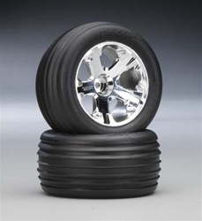 TRAXXAS ... TIRES/WHEELS ASSEM FRONT 2.8