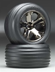 TRAXXAS ... TIRES & WHEELS ASSM FR(2)
