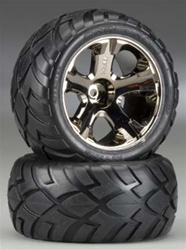 TRAXXAS ... TIRES & WHEELS ASSM FR