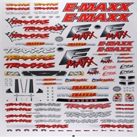 TRAXXAS...DECAL SHEET              EMAXX