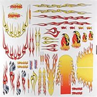 TRAXXAS ... DECAL SHEET FLAMES