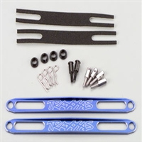 TRAXXAS 3923X... BATT HOLD DOWNS BL       EMAXX