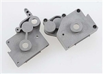TRAXXAS 4191A... GEARBOX HALVES GRAY L&R