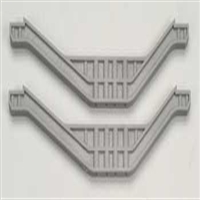 TRAXXAS 4923A... CHASSIS BRACES LOWER (2)