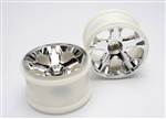 TRAXXAS ... WHEELS 2.8 CHROME REAR