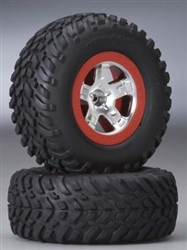 TRAXXAS ... TIRES/WHEELS REAR (2)   5873A