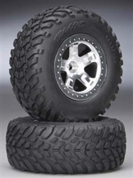 TRAXXAS ... TIRES/WHLS ASSMBL FR SLSH5875