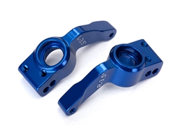 TRAXXAS ... AXLE CARRIERS REAR PAIR L&R BLUE ANODIZED
