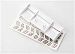 TRAXXAS 7123... WING  1/16 E-REVO VXL WHT