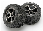 TRAXXAS ... TIRES/WHEELS ASSM GLUED