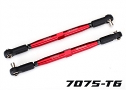 TRAXXAS ... TOE LINKS X-MAXX (TUBES RED-ANODIZED 7075-T6 ALUMINUM ST