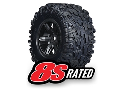 TRAXXAS ... TIRES & WHEELS ASSEM GLUED X-MAXX 8S RATED