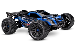 TRAXXAS UE... XRT B/L ELECTRIC 8S RACE TRUCK BLUE WITH TQI TRAXXAS LINK
