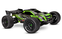 TRAXXAS N... XRT B/L ELECTRIC 8S RACE TRUCK GREEN WITH TQI TRAXXAS LINK