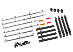 TRAXXAS ... SIDE TRIM L/R /RETAINERS CHRME