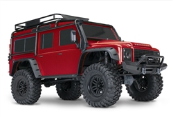 TRAXXAS D... TRAIL CRAWLER WITH LAND ROVER DEFENDER RED TRX-4