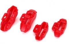 TRAXXAS ... BRAKE CALIPERS (RED) FRONT (2) REAR (2)